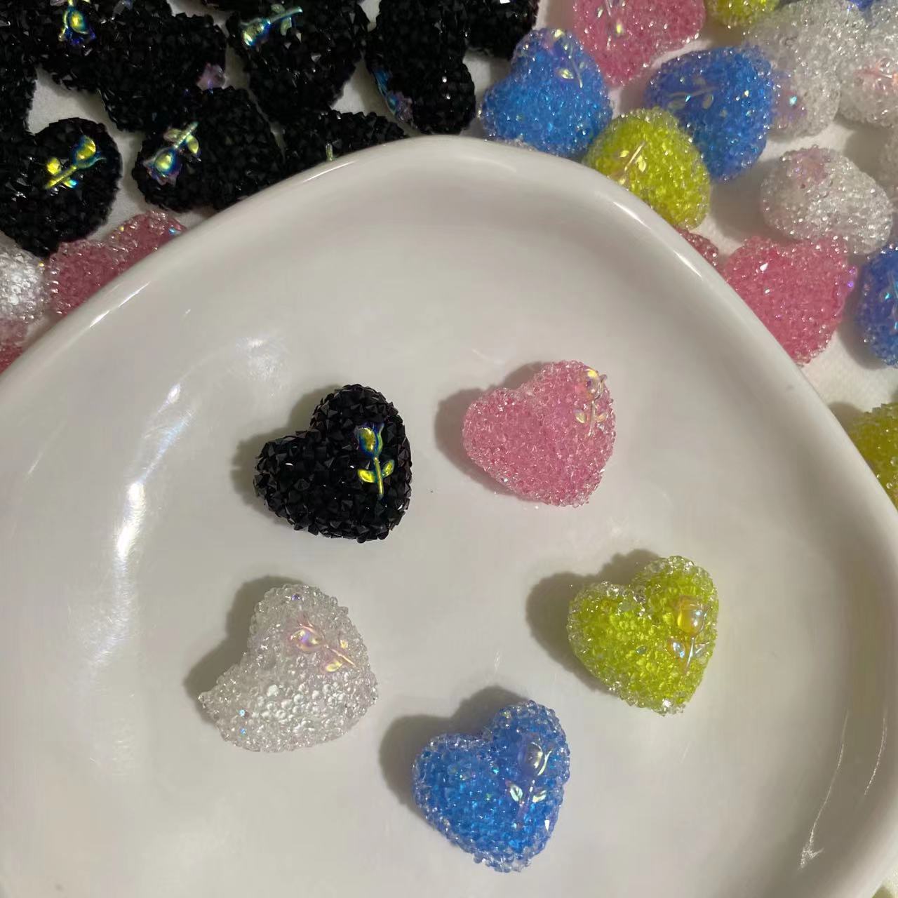 Heart Sugar DIY Beads Pen Decor