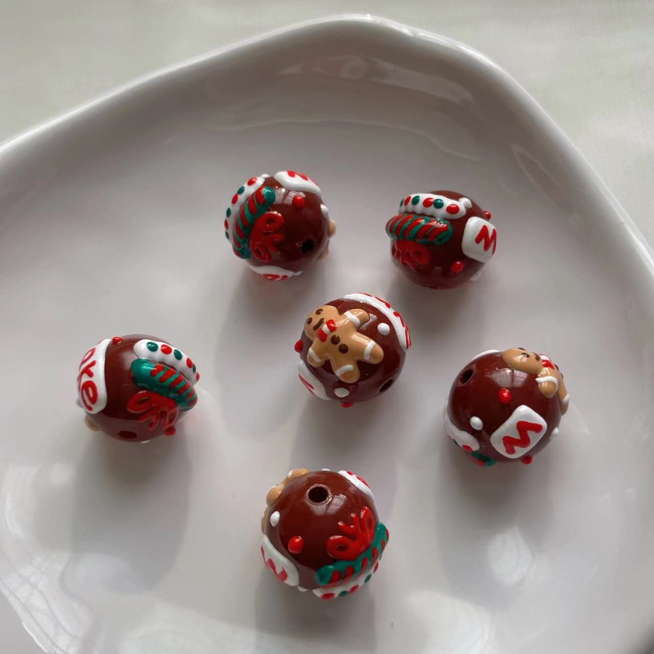 Colorful Handpainted DIY Beads Craft