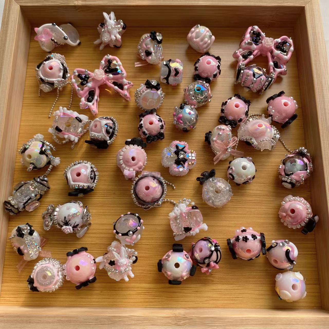 Handmade Handpainted Beads Mix Platter