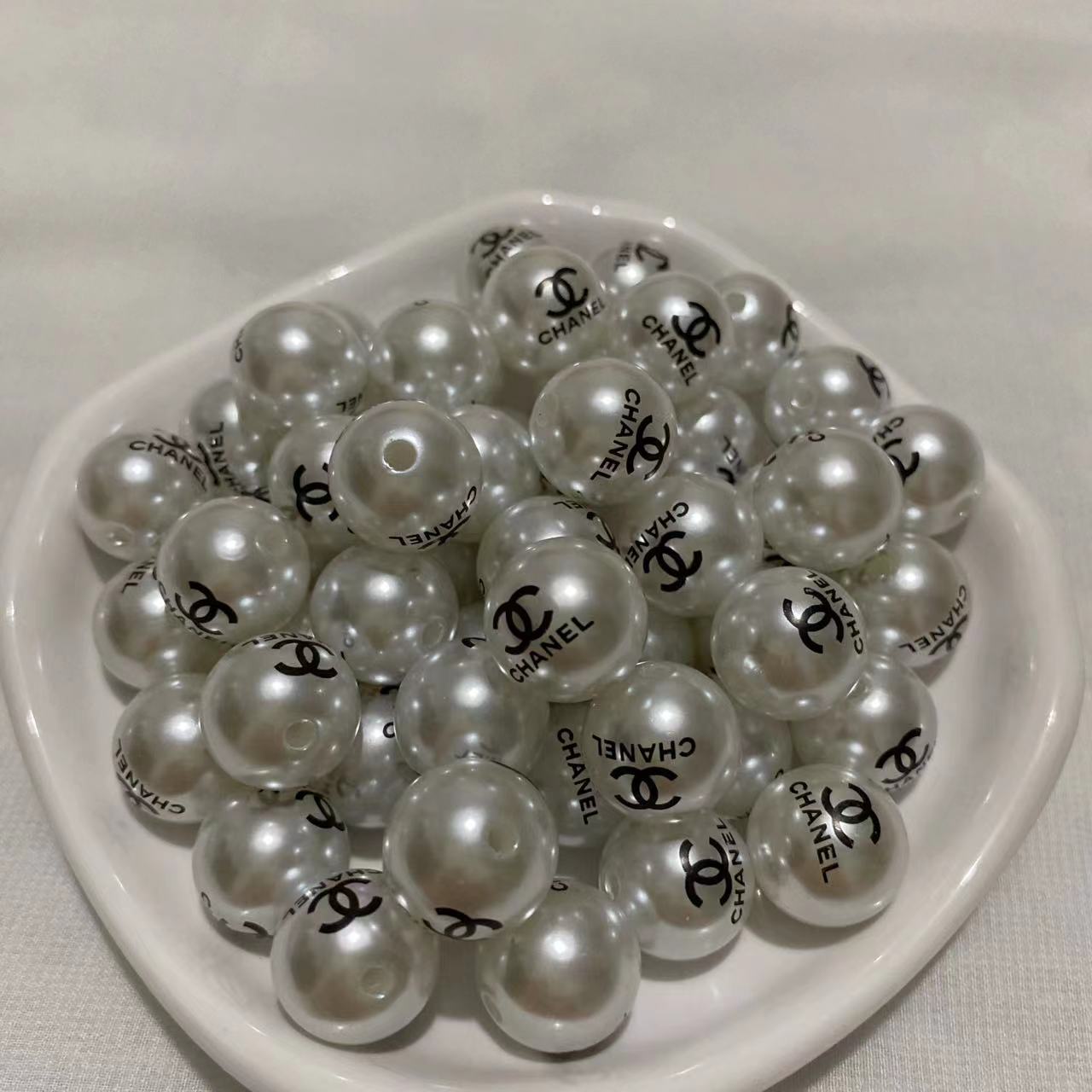 CC Designer Acrylic Round Beads DIY