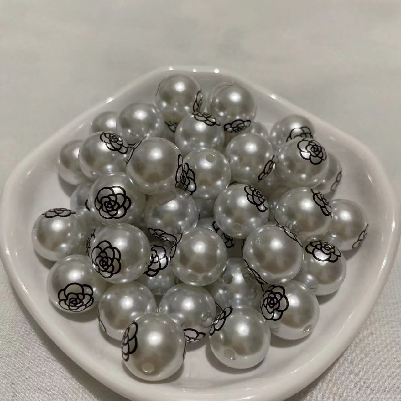 CC Designer Acrylic Round Beads DIY