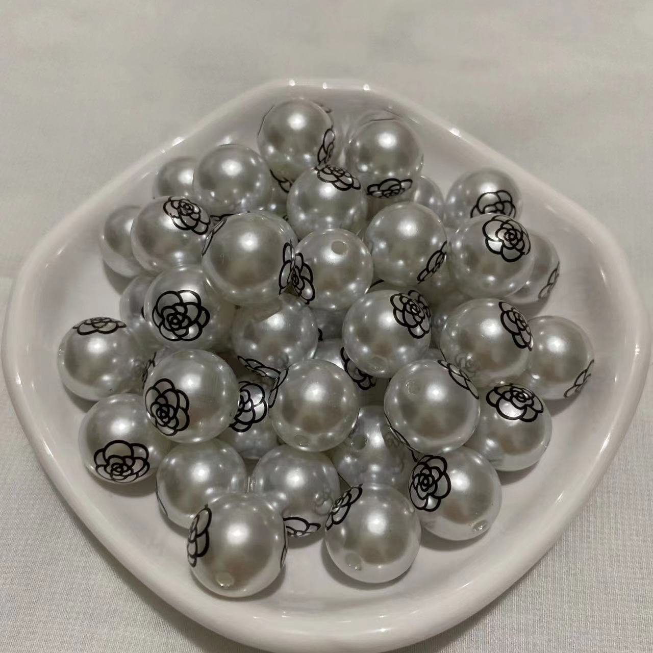 CC Designer Acrylic Round Beads DIY