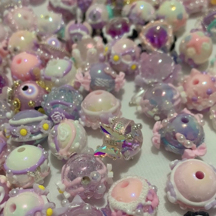 Handmade Handpainted Beads Mix Platter
