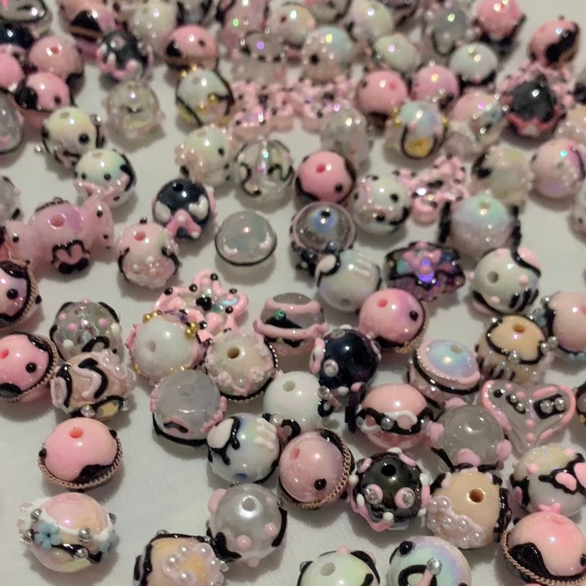 Handmade Handpainted Beads Mix Platter