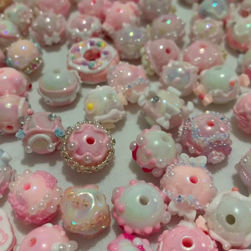 Handmade Handpainted Beads Mix Platter