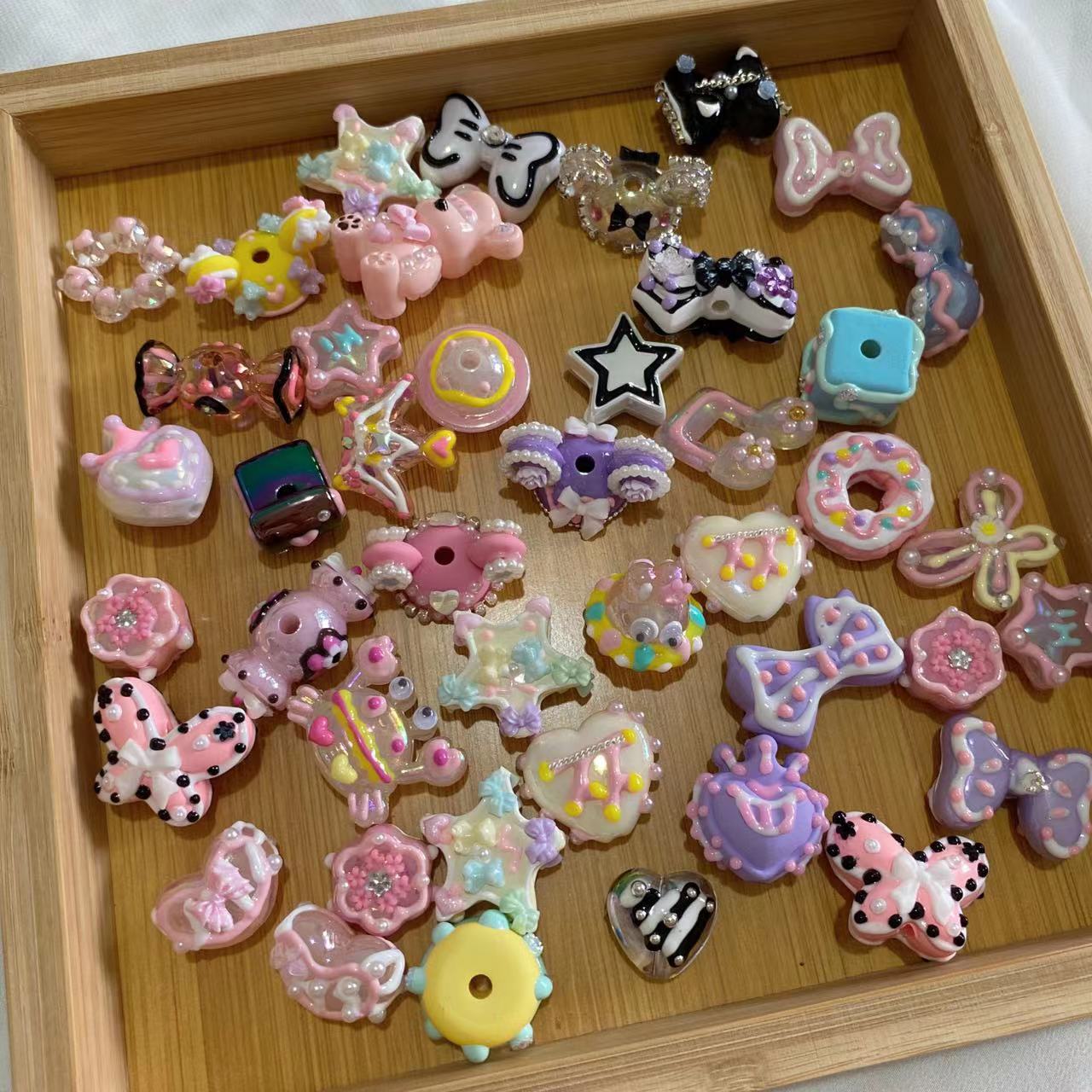Handmade Handpainted Beads Mix Platter