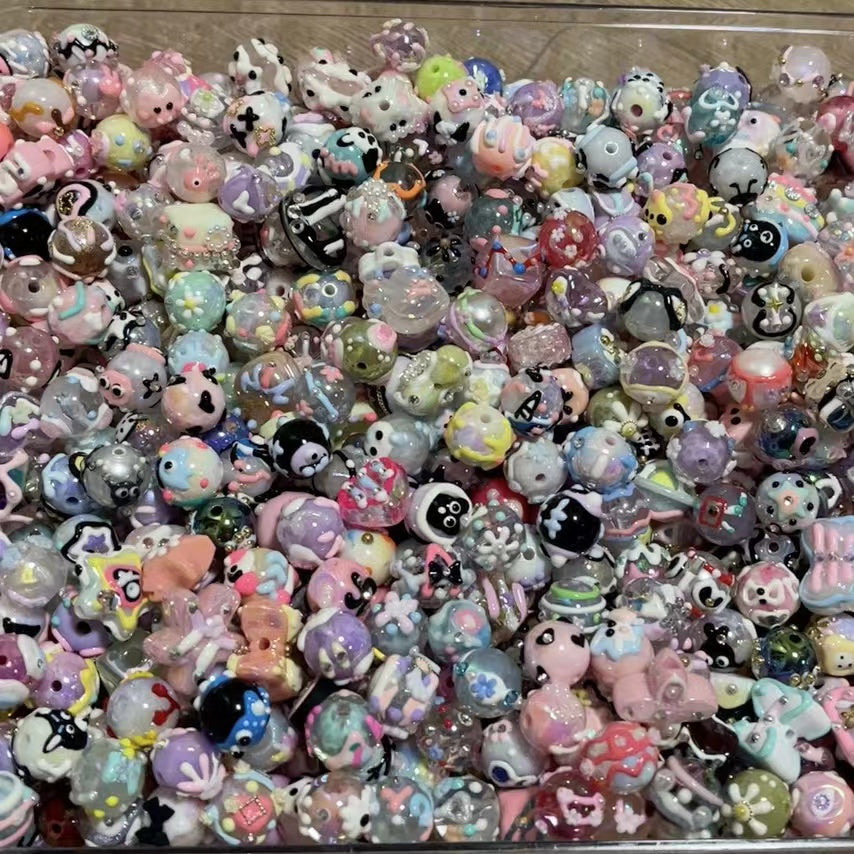 Different Unit Price Handpainted Beads Collection