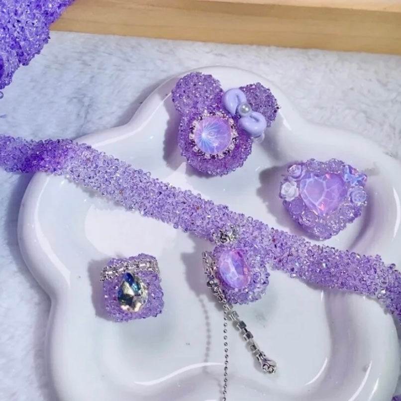 Adhesive Rhinestone Tapes Wraps for Fancy Beads DIY Materials