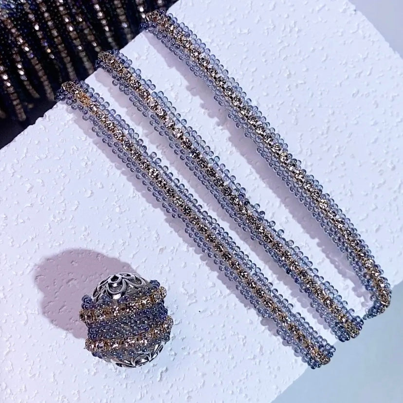 Adhesive Resin with Rhinestone Tapes for Fancy Beads DIY Materials