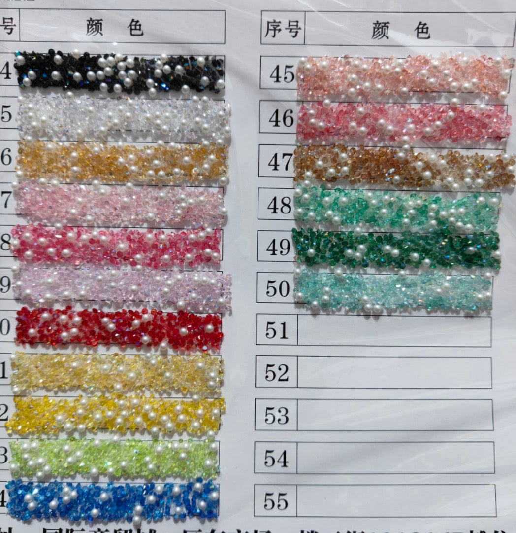 Adhesive Rhinestone Tapes Wraps for Fancy Beads DIY Materials