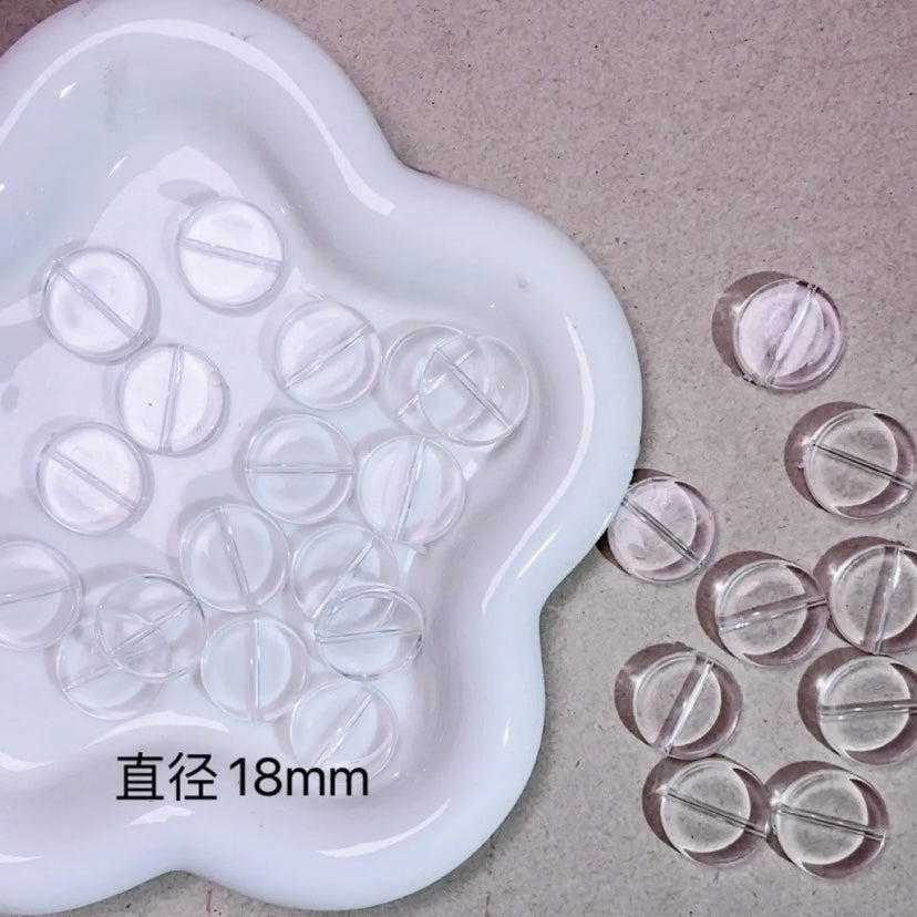 Plain Beads for Fancy Beads Making DIY Materials