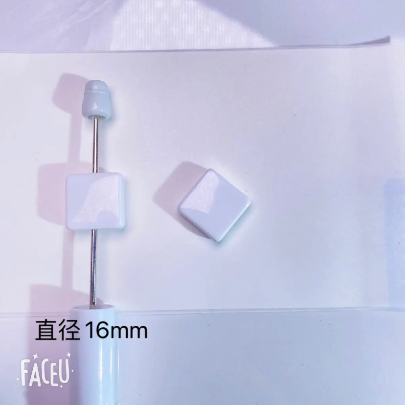 Plain Beads for Fancy Beads Making DIY Materials