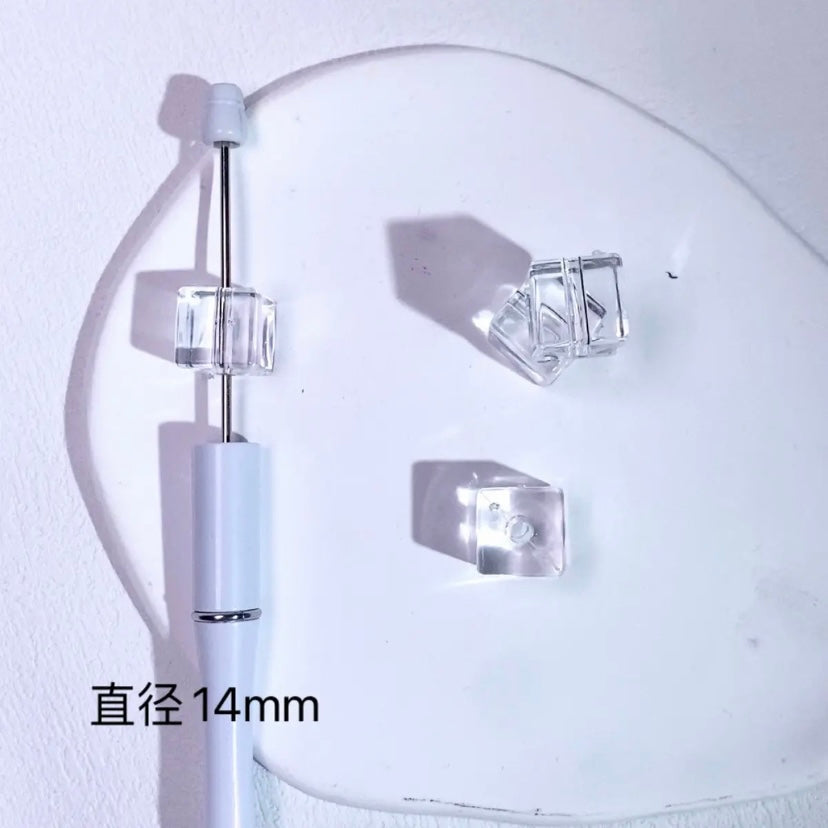 Plain Beads for Fancy Beads Making DIY Materials