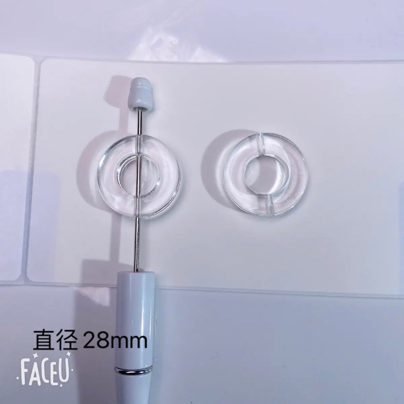 Plain Beads for Fancy Beads Making DIY Materials