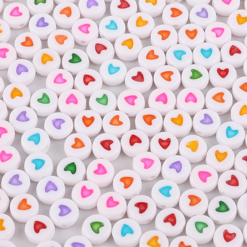 Acrylic Letter Number Beads Charms