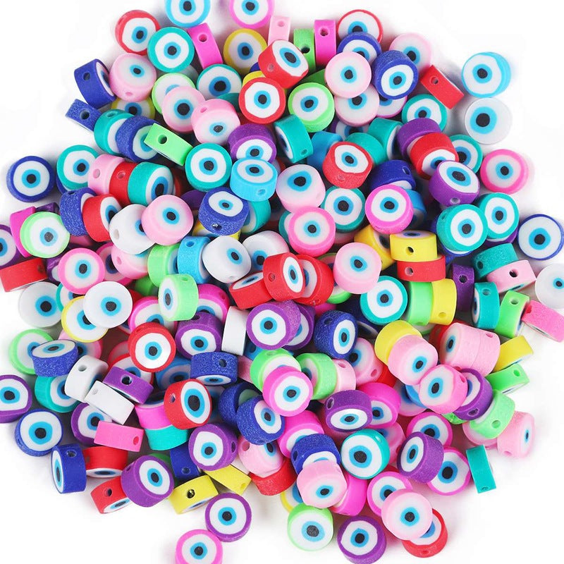 Lovely Flower Smile Clay Beads Charms