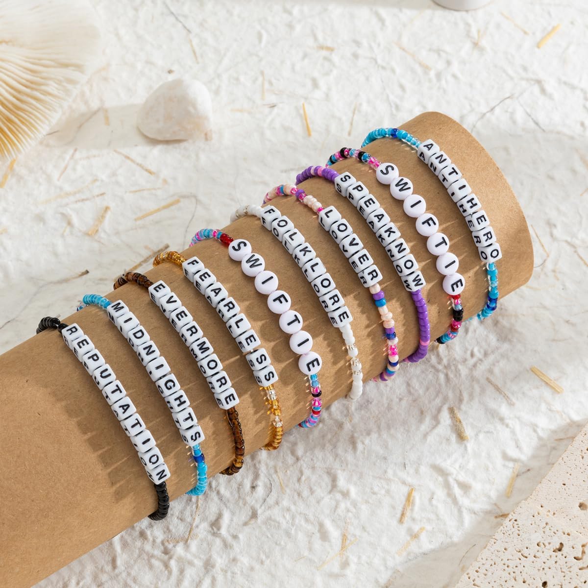 10pcs/set Bracelets TS Friendship Bracelets for Eras Tour