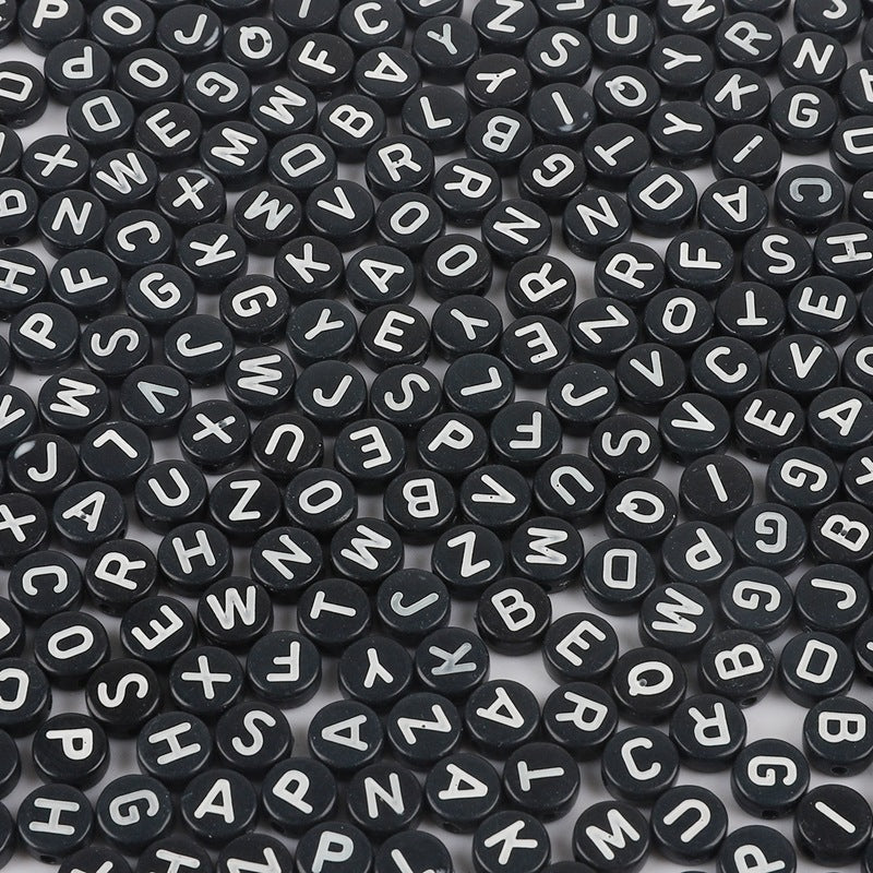 Acrylic Letter Number Beads Charms