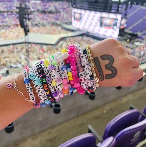 Handmade Taylor ERAS Friendship Seed Beads Bracelets