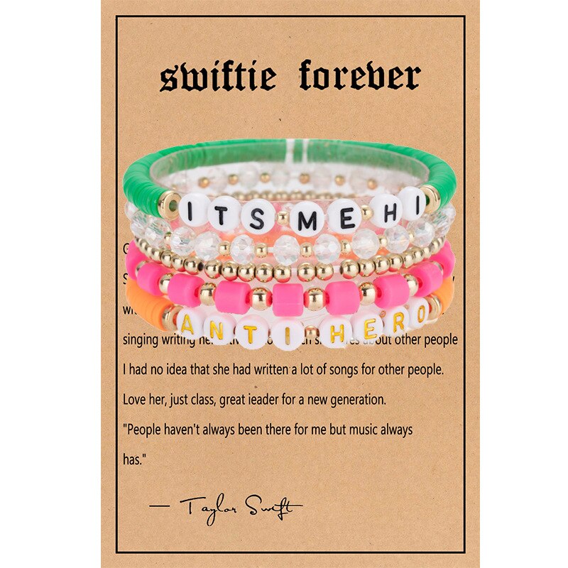 5pcs/Set Taylor Swift ERAS Tour Bracelets