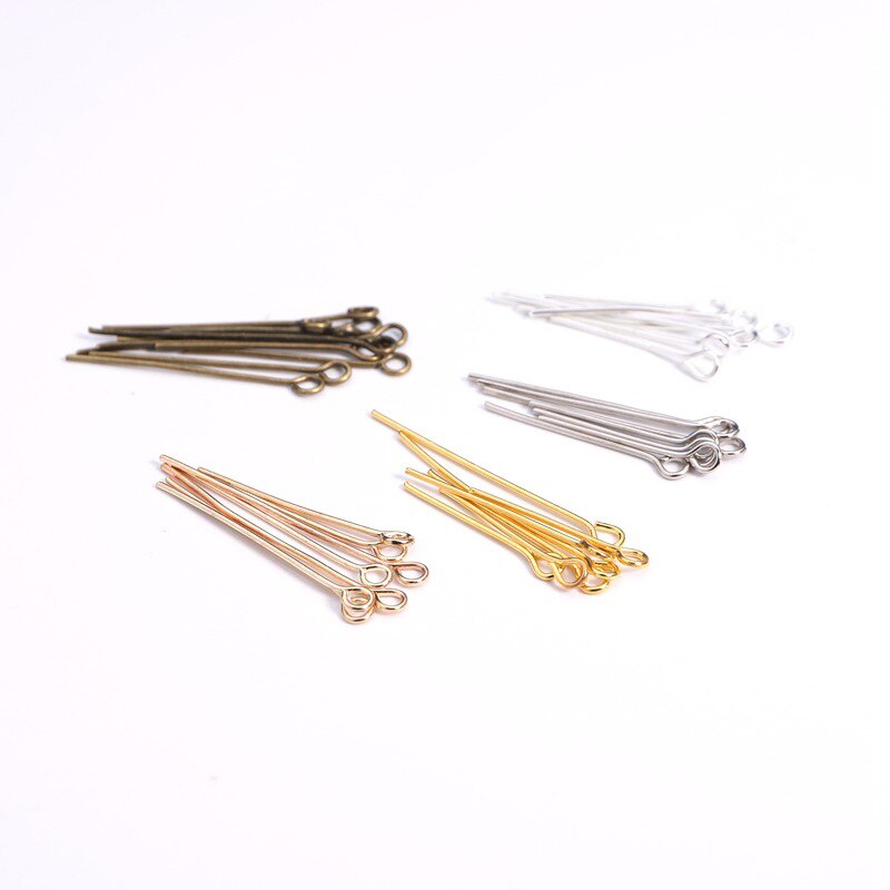 100pcs Mixed Eye Head Pins Jewelry Making