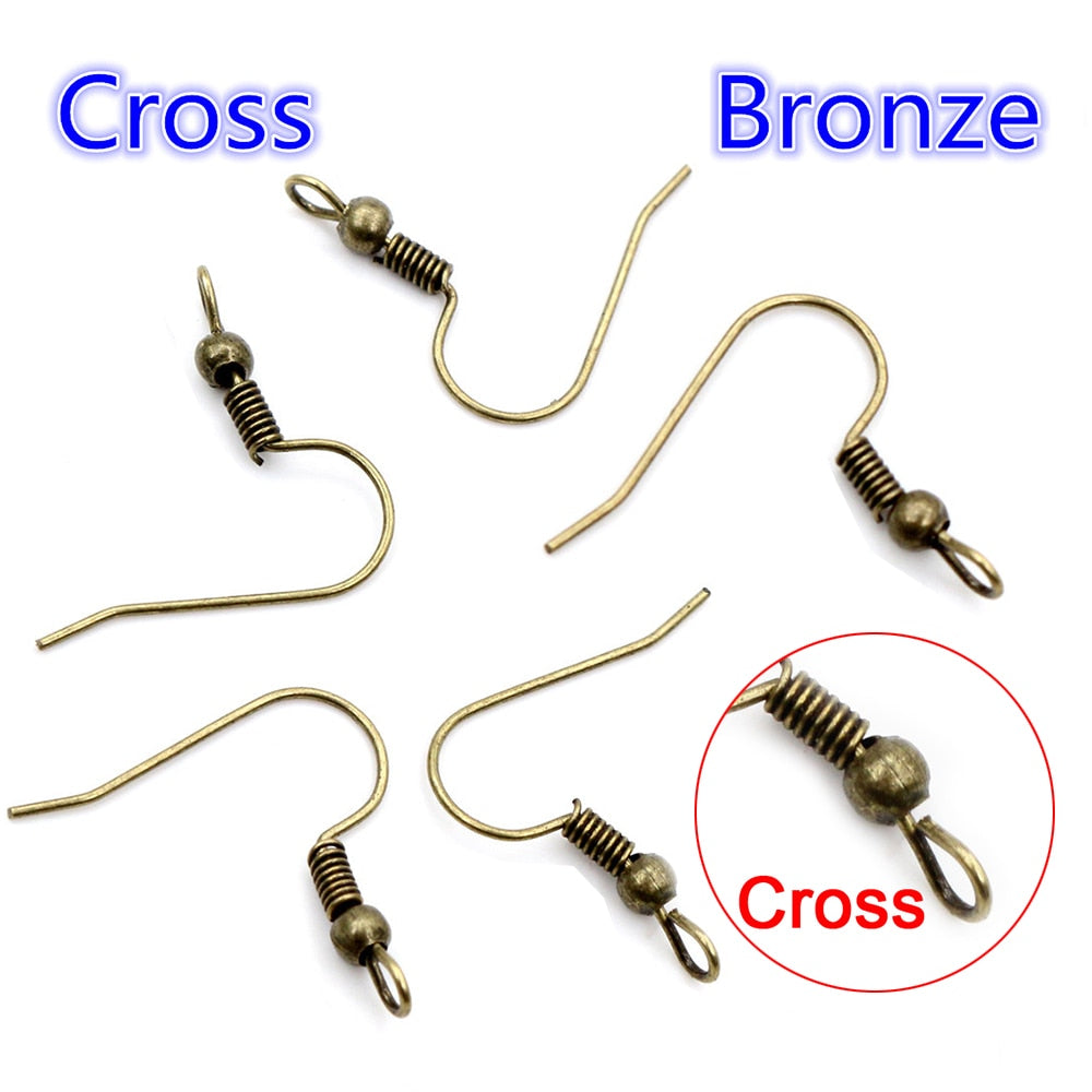100pcs DIY Earring Clasps Hooks