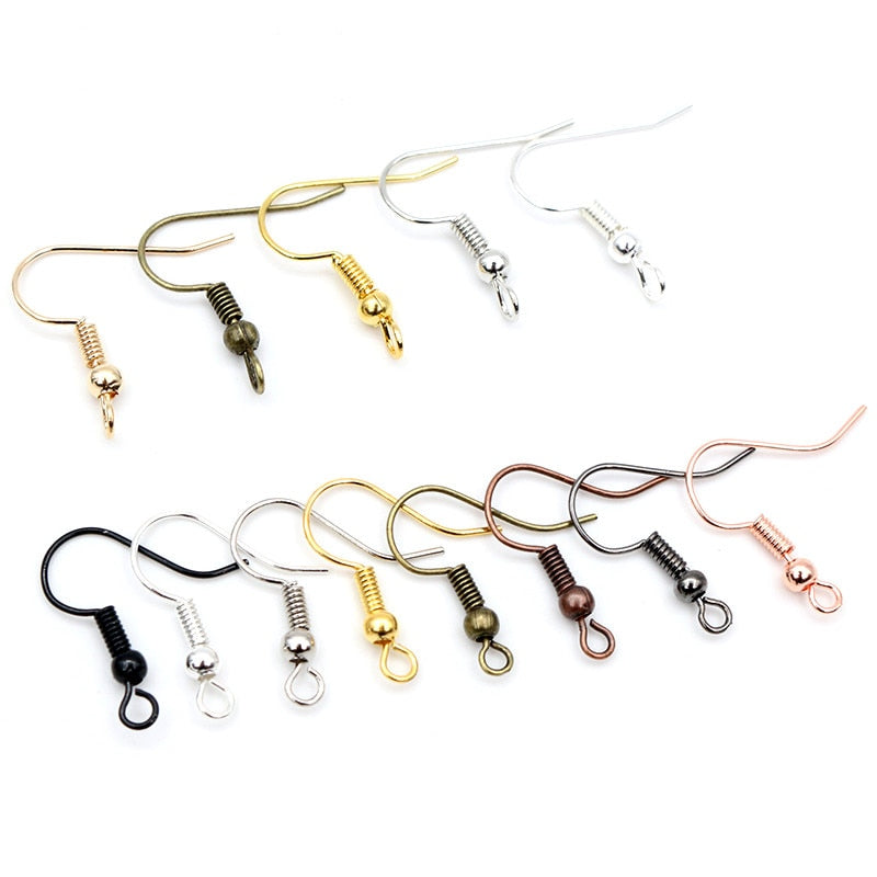 100pcs DIY Earring Clasps Hooks