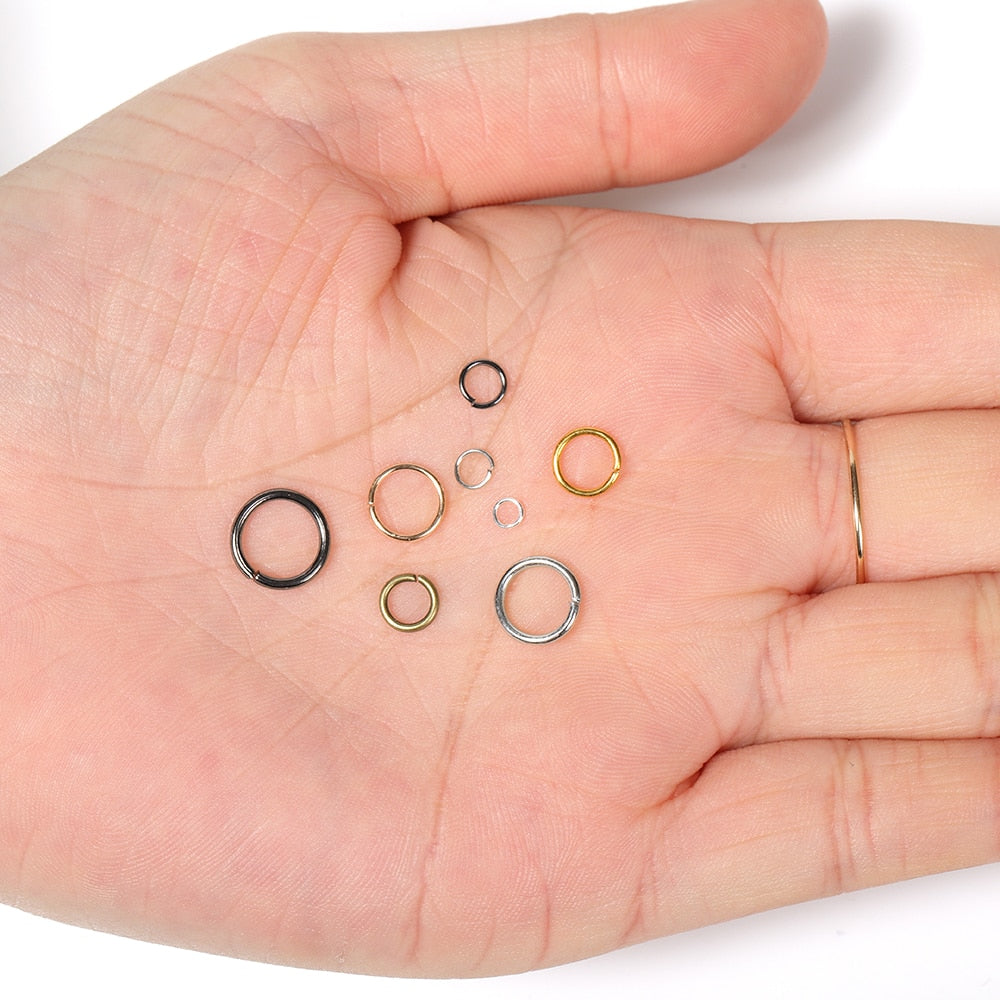 200pcs Open Circle Connectors DIY Jewelry