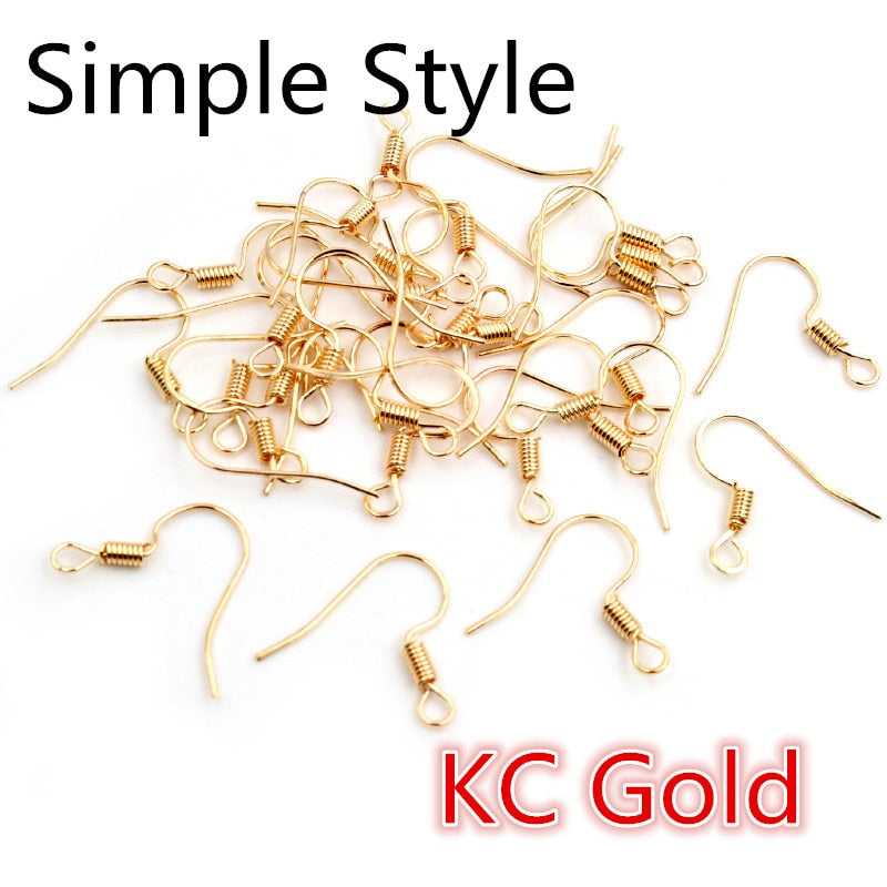 100pcs DIY Earring Clasps Hooks