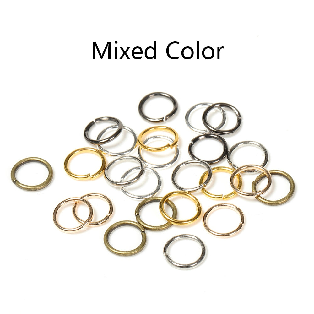 200pcs Open Circle Connectors DIY Jewelry