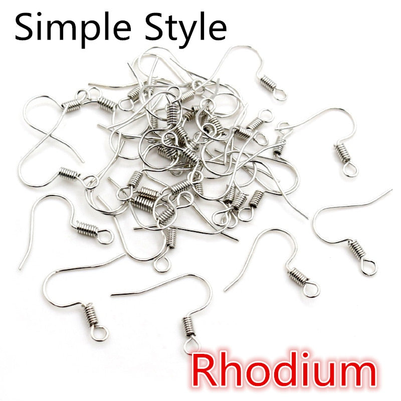 100pcs DIY Earring Clasps Hooks
