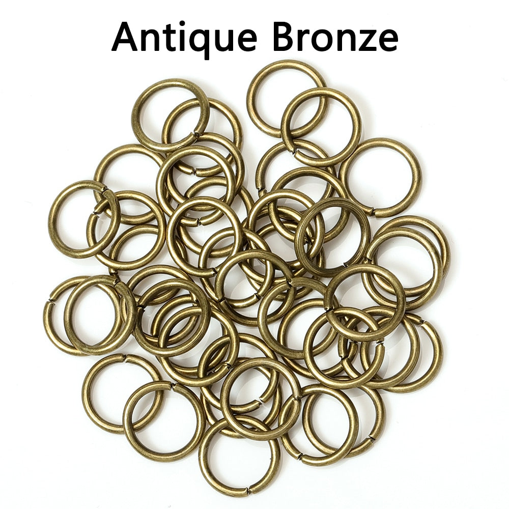 200pcs Open Circle Connectors DIY Jewelry