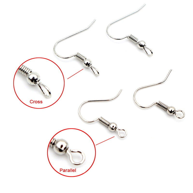 100pcs DIY Earring Clasps Hooks