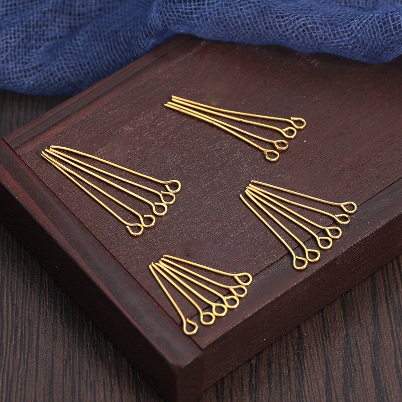 100pcs Mixed Eye Head Pins Jewelry Making