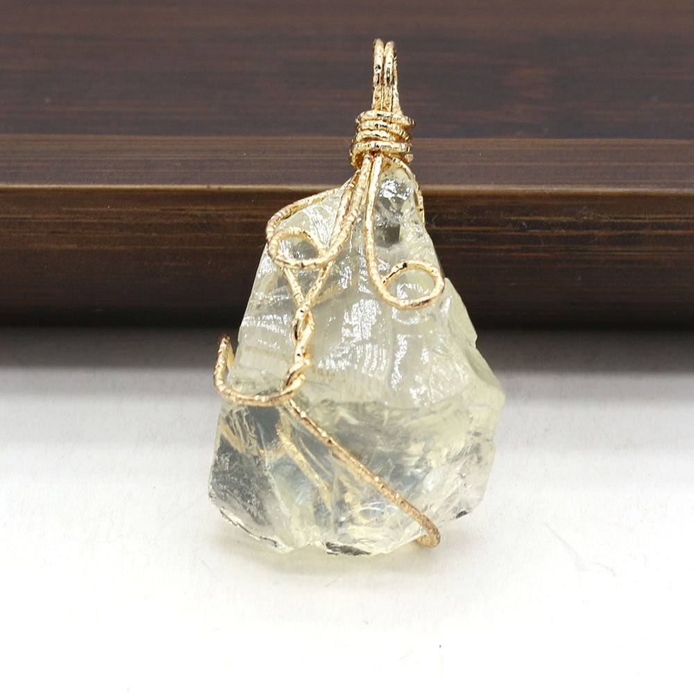 Natural Stone Jewerly DIY Pendant Charms