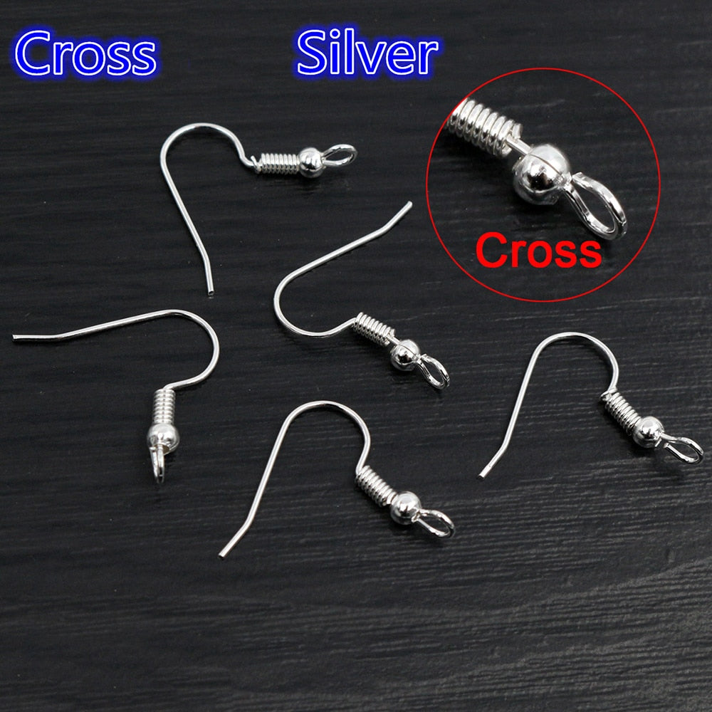 100pcs DIY Earring Clasps Hooks
