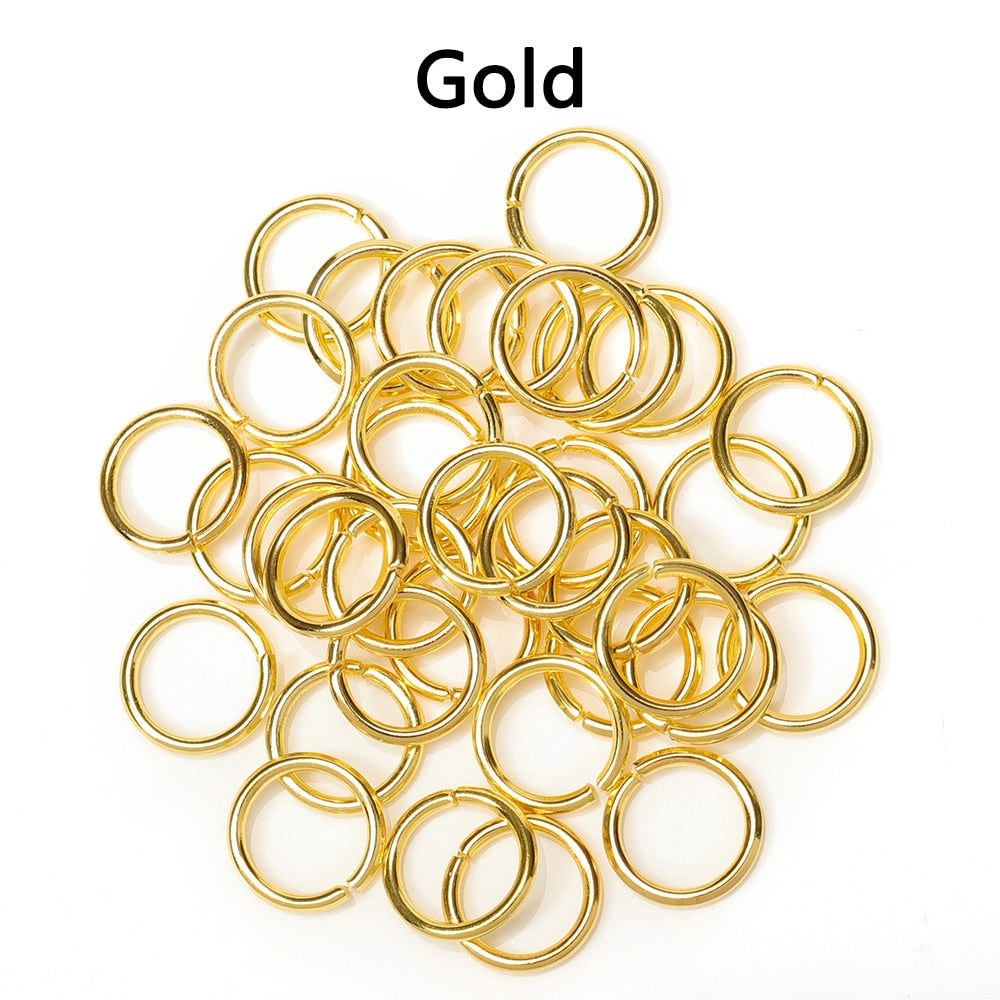 200pcs Open Circle Connectors DIY Jewelry