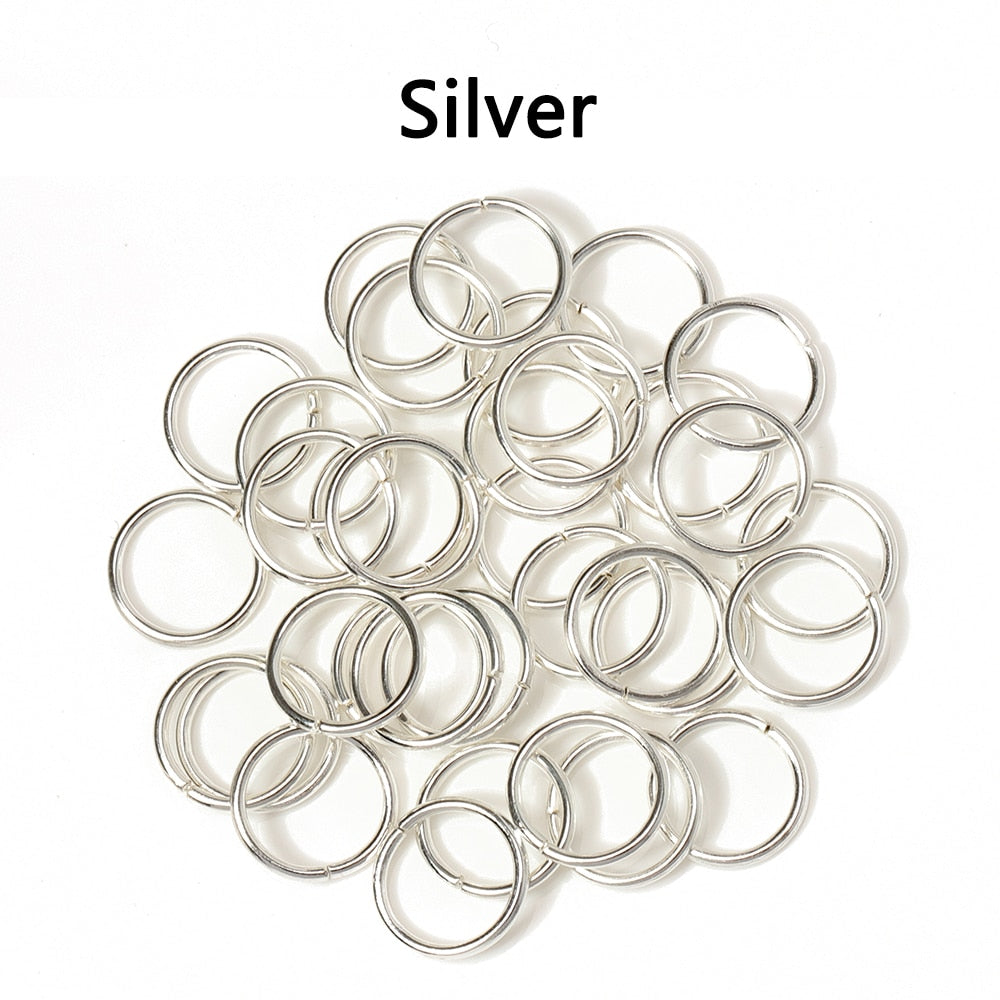 200pcs Open Circle Connectors DIY Jewelry