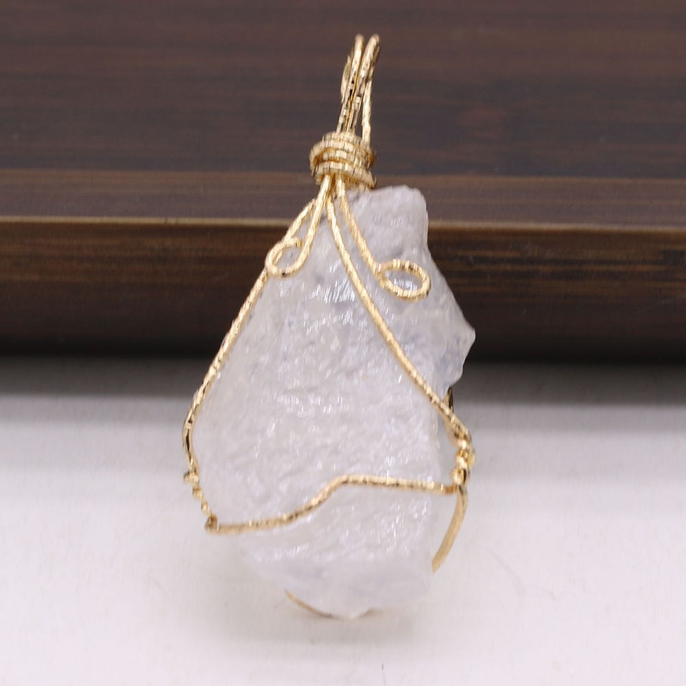 Natural Stone Jewerly DIY Pendant Charms