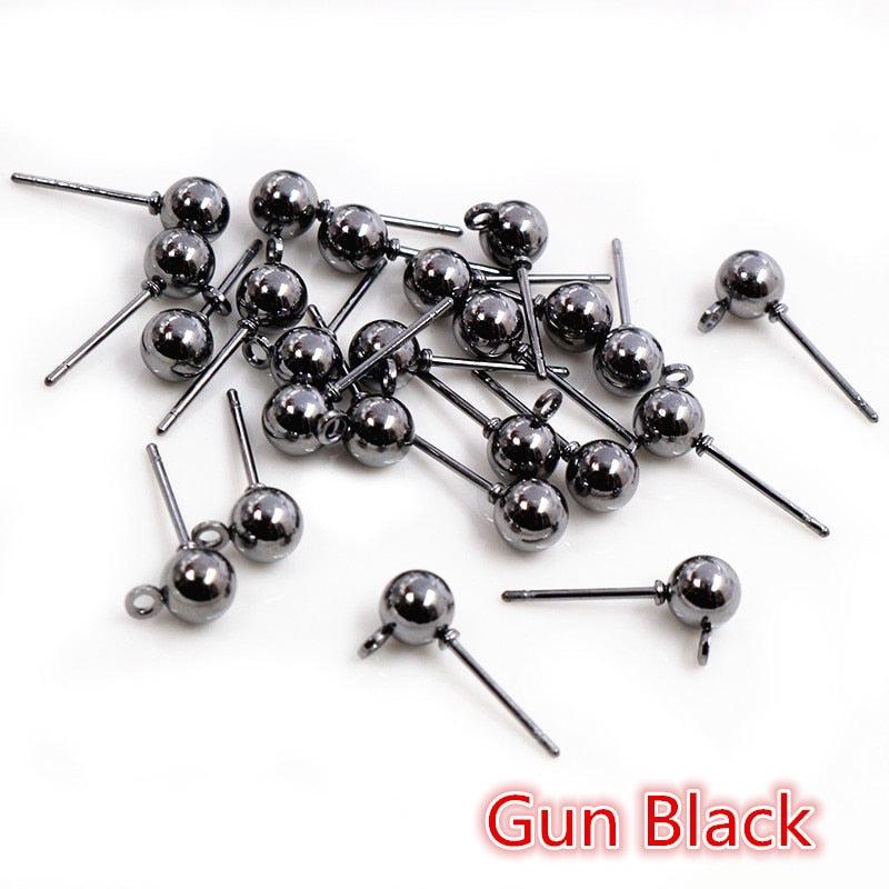 50pcs Pin Findings Stud Earring Basic Pins
