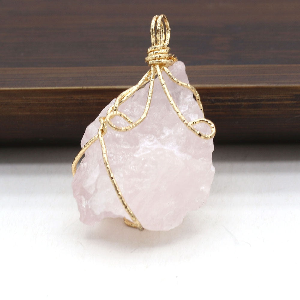 Natural Stone Jewerly DIY Pendant Charms