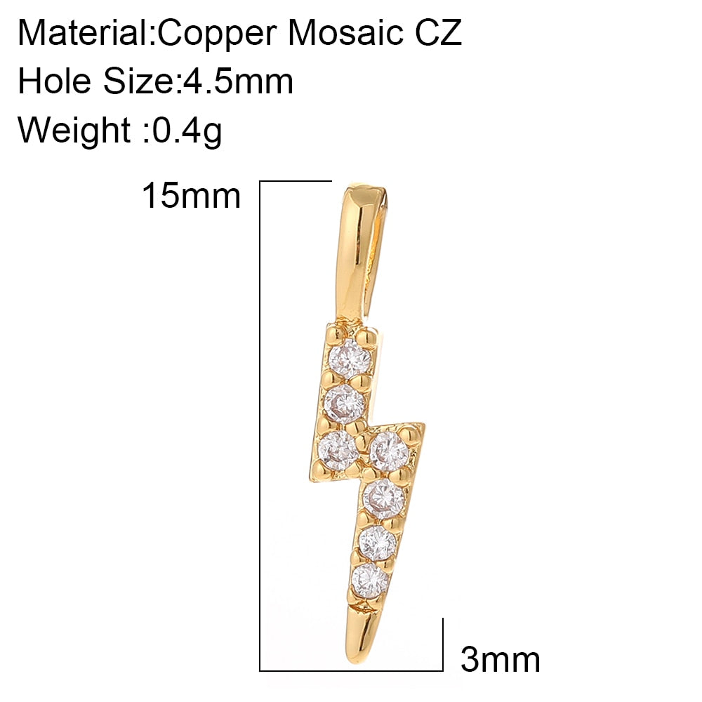 Moon Star Charms for Jewelry Making