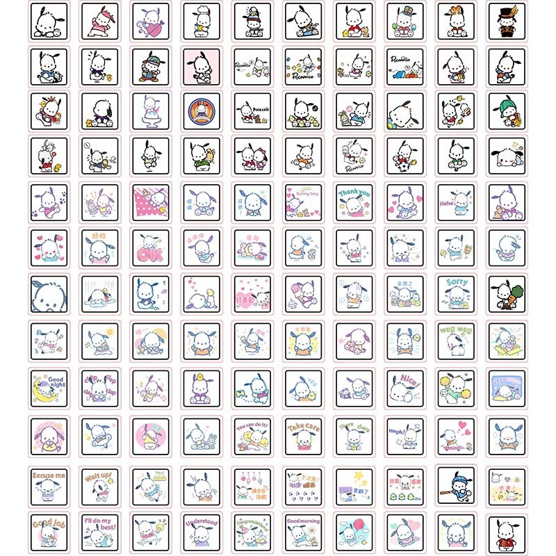 4x4cm Cartoon Acrylic Laser Patch Pin DIY