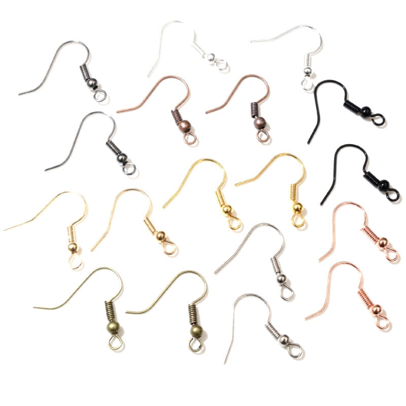 100pcs DIY Earring Clasps Hooks