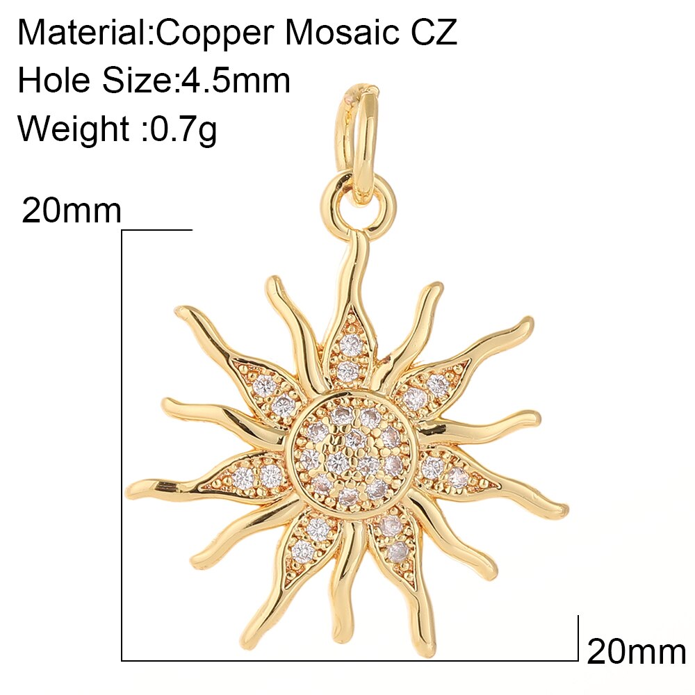 Moon Star Charms for Jewelry Making