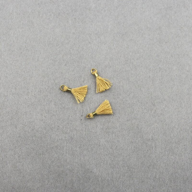 80pcs Mini Tassel Trim Pendants DIY Charms