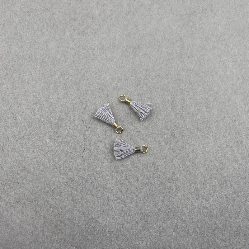 80pcs Mini Tassel Trim Pendants DIY Charms
