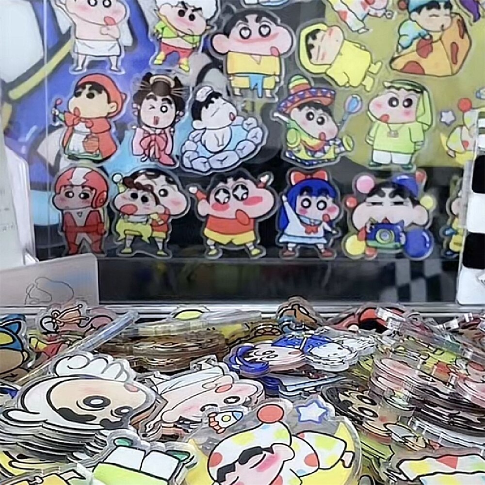 4x4cm Cartoon Acrylic Laser Patch Pin DIY