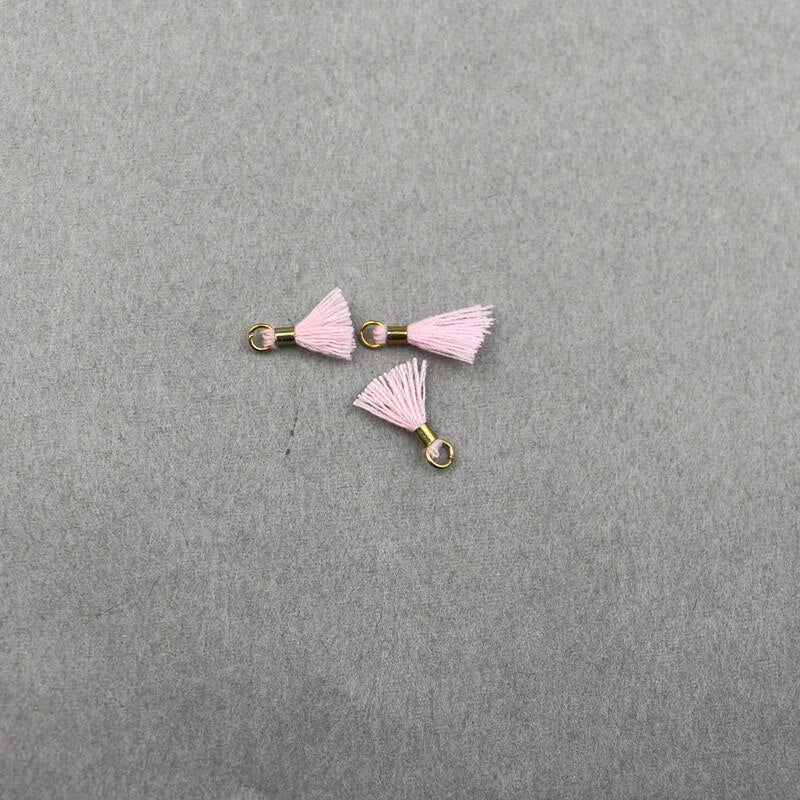 80pcs Mini Tassel Trim Pendants DIY Charms