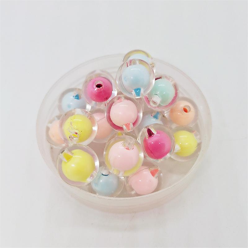 Letters Flower Heart Shape Acrylic DIY Beads